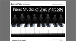 Desktop Screenshot of bradmarcottepiano.com