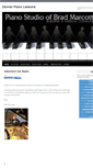 Mobile Screenshot of bradmarcottepiano.com